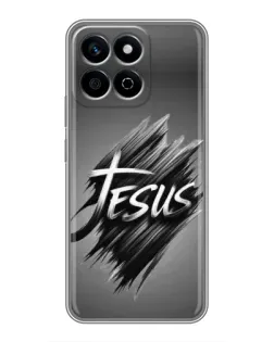 Чехол для Huawei Honor X7c с картинкой «Надпись Jesus Graffiti»