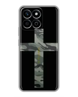 Чехол для Huawei Honor X7c с картинкой «Милитари Крест»