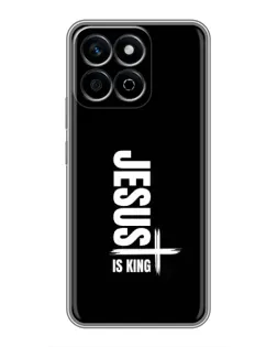Чехол для Huawei Honor X7c с картинкой «Вертикаль веры Jesus»