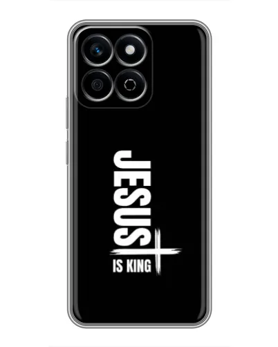 Чехол для Huawei Honor X7c с картинкой «Вертикаль веры Jesus»
