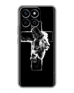 Чохол для Huawei Honor X7c з картинкою «Сяючий хрест Jesus»