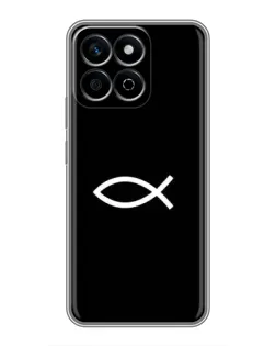 Чохол для Huawei Honor X7c з картинкою «Символ риби Jesus»
