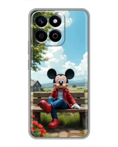 Чехол для Huawei Honor X7c с картинкой «Микки на скамейке» Чехол для Huawei Honor X7c с картинкой «Микки на скамейке»
