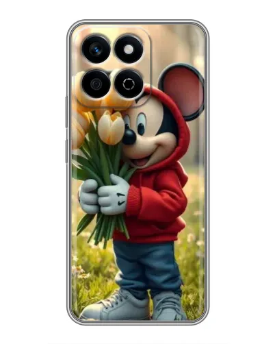 Чехол для Huawei Honor X7c с картинкой «Микки с тюльпанами» Чехол для Huawei Honor X7c с картинкой «Микки с тюльпанами»
