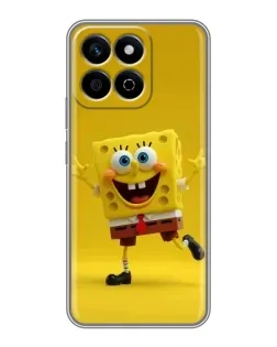 Чехол для Huawei Honor X7c с картинкой «Позитивный Губка Боб»