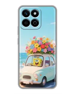 Чехол для Huawei Honor X7c с картинкой «Автомобильное путешествие»