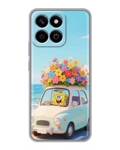 Чехол для Huawei Honor X7c с картинкой «Автомобильное путешествие»