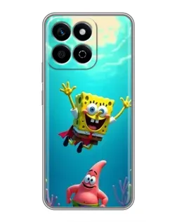 Чехол для Huawei Honor X7c с картинкой «Спанч Боб под водой» Чехол для Huawei Honor X7c с картинкой «Спанч Боб под водой»