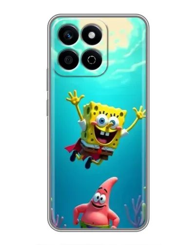Чехол для Huawei Honor X7c с картинкой «Спанч Боб под водой» Чехол для Huawei Honor X7c с картинкой «Спанч Боб под водой»
