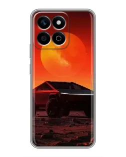 Чохол для Huawei Honor X7c з картинкою «Cybertruck на Марсі»
