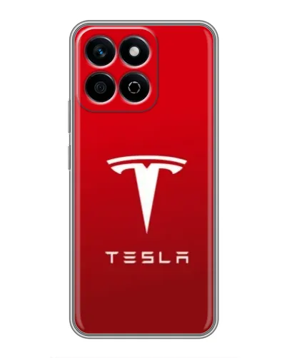 Чехол для Huawei Honor X7c с картинкой «Tesla Red Classic»