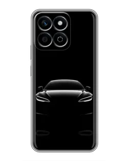 Чохол для Huawei Honor X7c з картинкою «Силует Tesla Night»