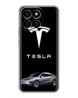 Чехол для Huawei Honor X7c с картинкой «Tesla Model Y» Чехол для Huawei Honor X7c с картинкой «Tesla Model Y»