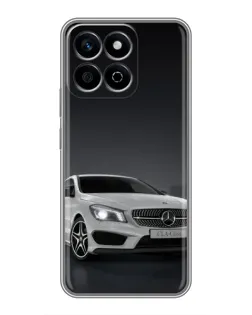 Чехол для Huawei Honor X7c с картинкой «Mercedes AMG GT Silver»