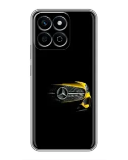 Чехол для Huawei Honor X7c с картинкой «Mercedes — ретро стиль»