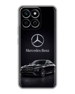Чехол для Huawei Honor X7c с картинкой «Mercedes — решетка радиатора»