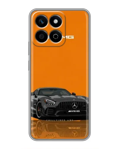 Чехол для Huawei Honor X7c с картинкой «Оранжевый Mercedes AMG» Чехол для Huawei Honor X7c с картинкой «Оранжевый Mercedes AMG»
