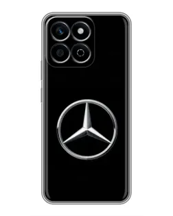 Чехол для Huawei Honor X7c с картинкой «Mercedes классический лого»