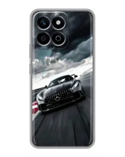 Чехол для Huawei Honor X7c с картинкой «Гоночный Mercedes AMG»