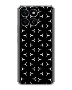 Чехол для Huawei Honor X7c с картинкой «Mercedes паттерн звезд»