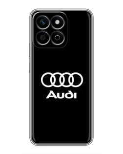 Чехол для Huawei Honor X7c с картинкой «Классическое лого Audi»