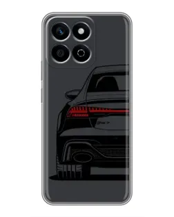 Чехол для Huawei Honor X7c с картинкой «Задняя часть Audi — арт»