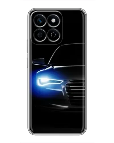 Чехол для Huawei Honor X7c с картинкой «Неоновый взгляд Audi» Чехол для Huawei Honor X7c с картинкой «Неоновый взгляд Audi»