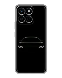 Чехол для Huawei Honor X7c с картинкой «Взгляд Audi в темноте»