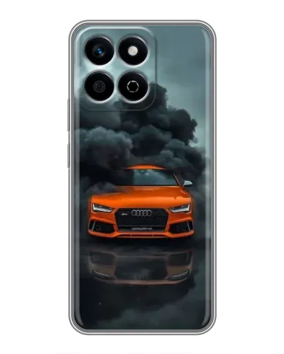 Чехол для Huawei Honor X7c с картинкой «Audi в облаках дыма» Чехол для Huawei Honor X7c с картинкой «Audi в облаках дыма»