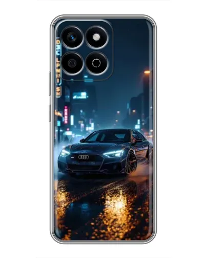 Чехол для Huawei Honor X7c с картинкой «Ночной город и Audi» Чехол для Huawei Honor X7c с картинкой «Ночной город и Audi»