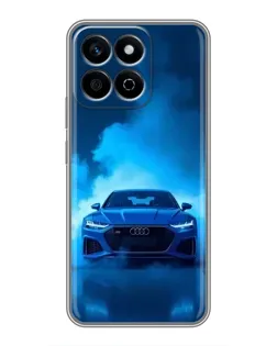 Чехол для Huawei Honor X7c с картинкой «Audi — голубая энергия»