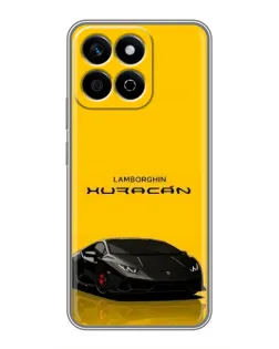 Чехол для Huawei Honor X7c с картинкой «Lamborghini Huracan черный»