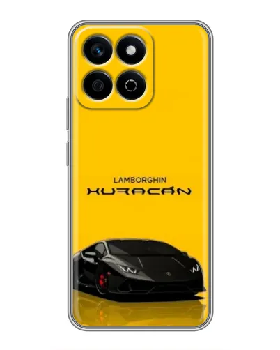 Чехол для Huawei Honor X7c с картинкой «Lamborghini Huracan черный»