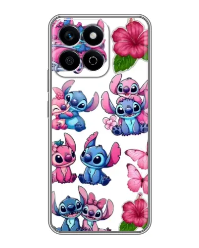 Чехол для Huawei Honor X7c с картинкой «Стикеры Stitch и Angel» Чехол для Huawei Honor X7c с картинкой «Стикеры Stitch и Angel»