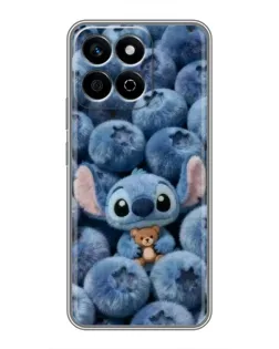 Чехол для Huawei Honor X7c с картинкой «Стич и голубика» Чехол для Huawei Honor X7c с картинкой «Стич и голубика»
