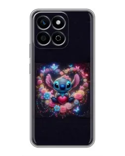 Чехол для Huawei Honor X7c с картинкой «Stitch в цветах» Чехол для Huawei Honor X7c с картинкой «Stitch в цветах»