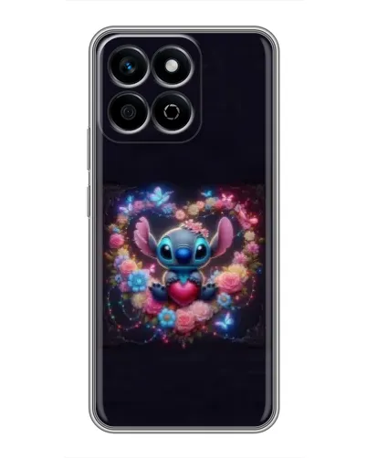 Чехол для Huawei Honor X7c с картинкой «Stitch в цветах» Чехол для Huawei Honor X7c с картинкой «Stitch в цветах»
