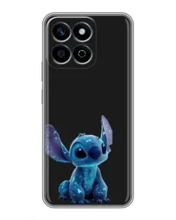 Чехол для Huawei Honor X7c с картинкой «Стич на черном» Чехол для Huawei Honor X7c с картинкой «Стич на черном»