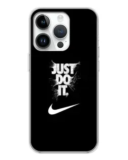 Чехол для Huawei Honor X7d с картинкой «Текстовый принт Nike»
