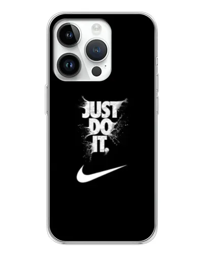 Чехол для Huawei Honor X7d с картинкой «Текстовый принт Nike»
