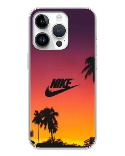 Чехол для Huawei Honor X7d с картинкой «Nike на закате солнца»
