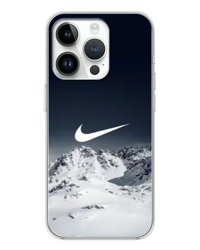 Чехол для Huawei Honor X7d с картинкой «Nike — зимние горы»