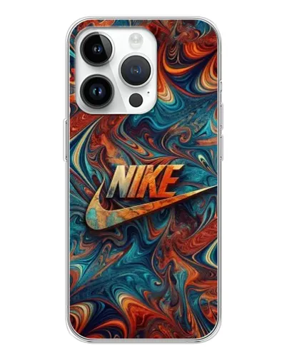 Чехол для Huawei Honor X7d с картинкой «Nike в абстракции»