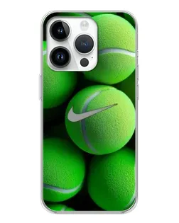 Чехол для Huawei Honor X7d с картинкой «Теннисные мячи Найк»