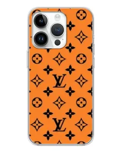 Чохол для Huawei Honor X7d з картинкою «Помаранчевий стиль LV»