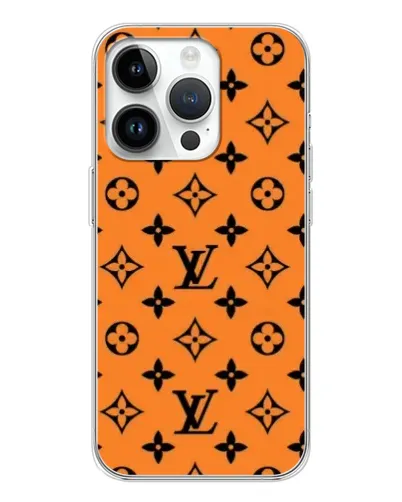 Чохол для Huawei Honor X7d з картинкою «Помаранчевий стиль LV»
