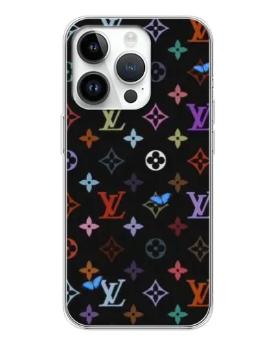 Чохол для Huawei Honor X7d з картинкою «Кольорова монограма LV»