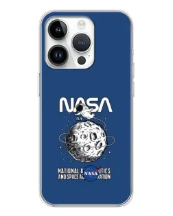 Чехол для Huawei Honor X7d с картинкой «NASA — лунная миссия»