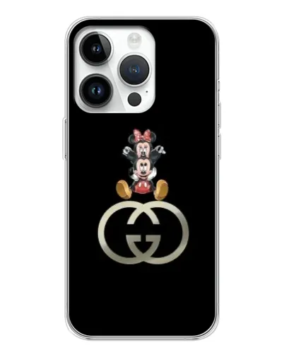 Чехол для Huawei Honor X7d с картинкой «Минни Маус на лого»
