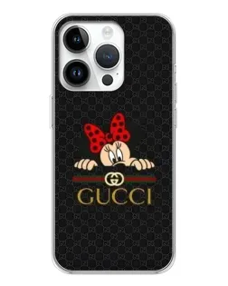 Чохол для Huawei Honor X7d з картинкою «Мінні Маус Gucci — чорний»